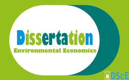MEcon in Environmental Economics