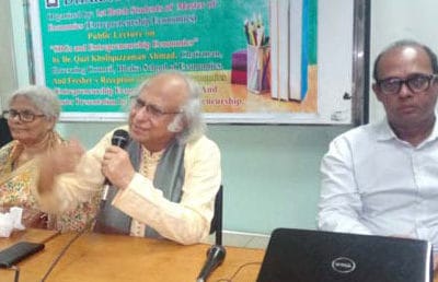 Public lecture on  SDGs and Entrepreneurship Economics