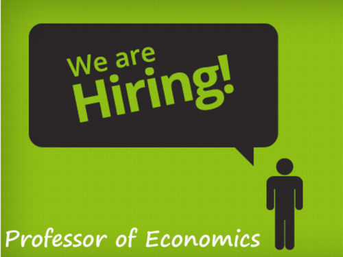 Vacancy:  Professor of Environmental Economics