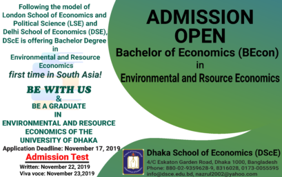 Admission: BEcon in Environmental and Resource