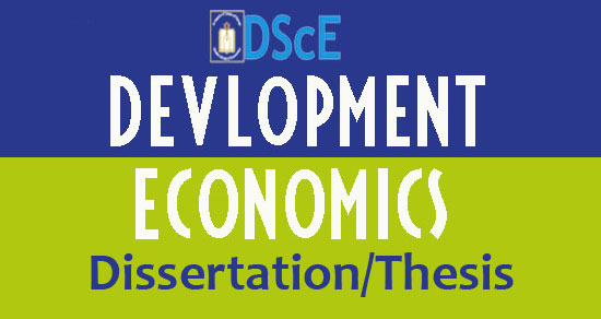 MEcon in Development Economics